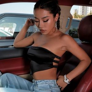 Ladder cut out tube top